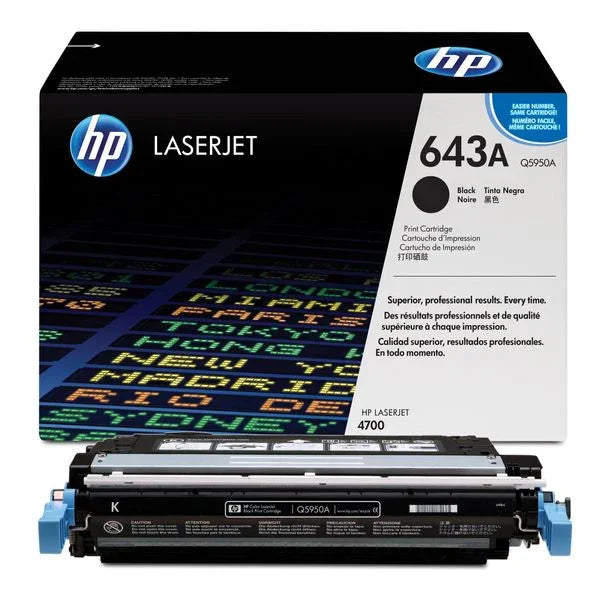 Original HP 643A Yellow LaserJet Toner Cartridge (Q5952A) - eBuy UAE